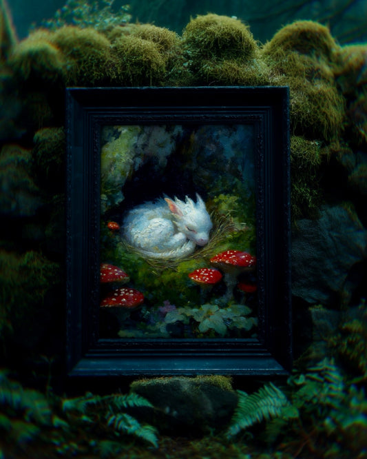 “Amanita Dreams" ROLLED CANVAS Print