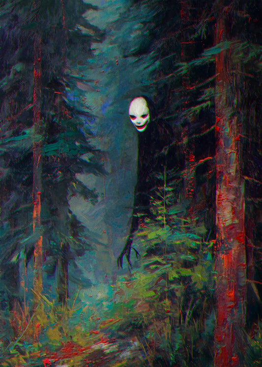 "All My Fears Have Faces" ROLLED CANVAS Print