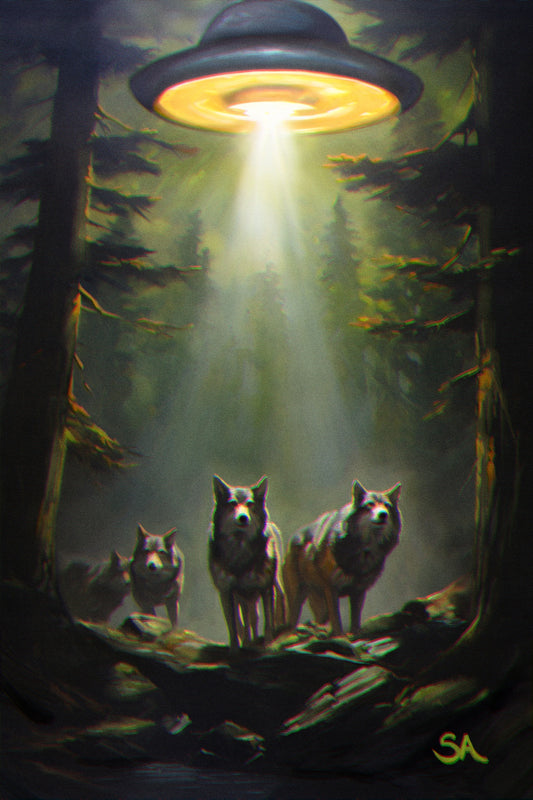 "Arrival" ROLLED CANVAS Print