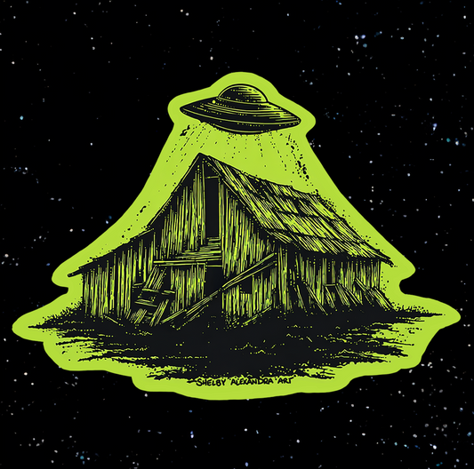 Close Encounter Sticker
