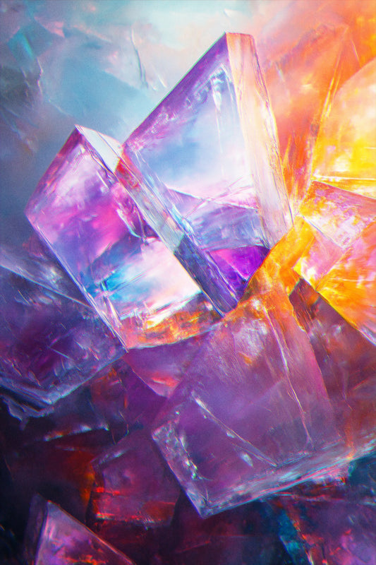 "Crystalline Dreams" METAL ART Print