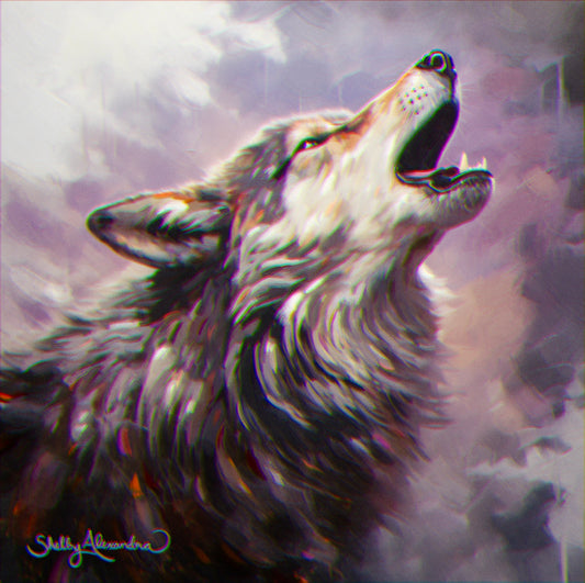 "Howl" ROLLED CANVAS Print