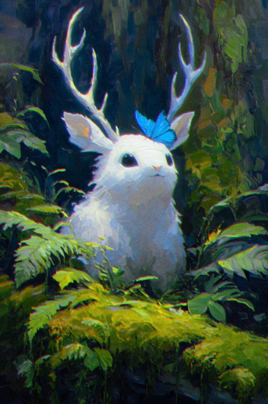 “Little Forest Spirit" METAL ART Print