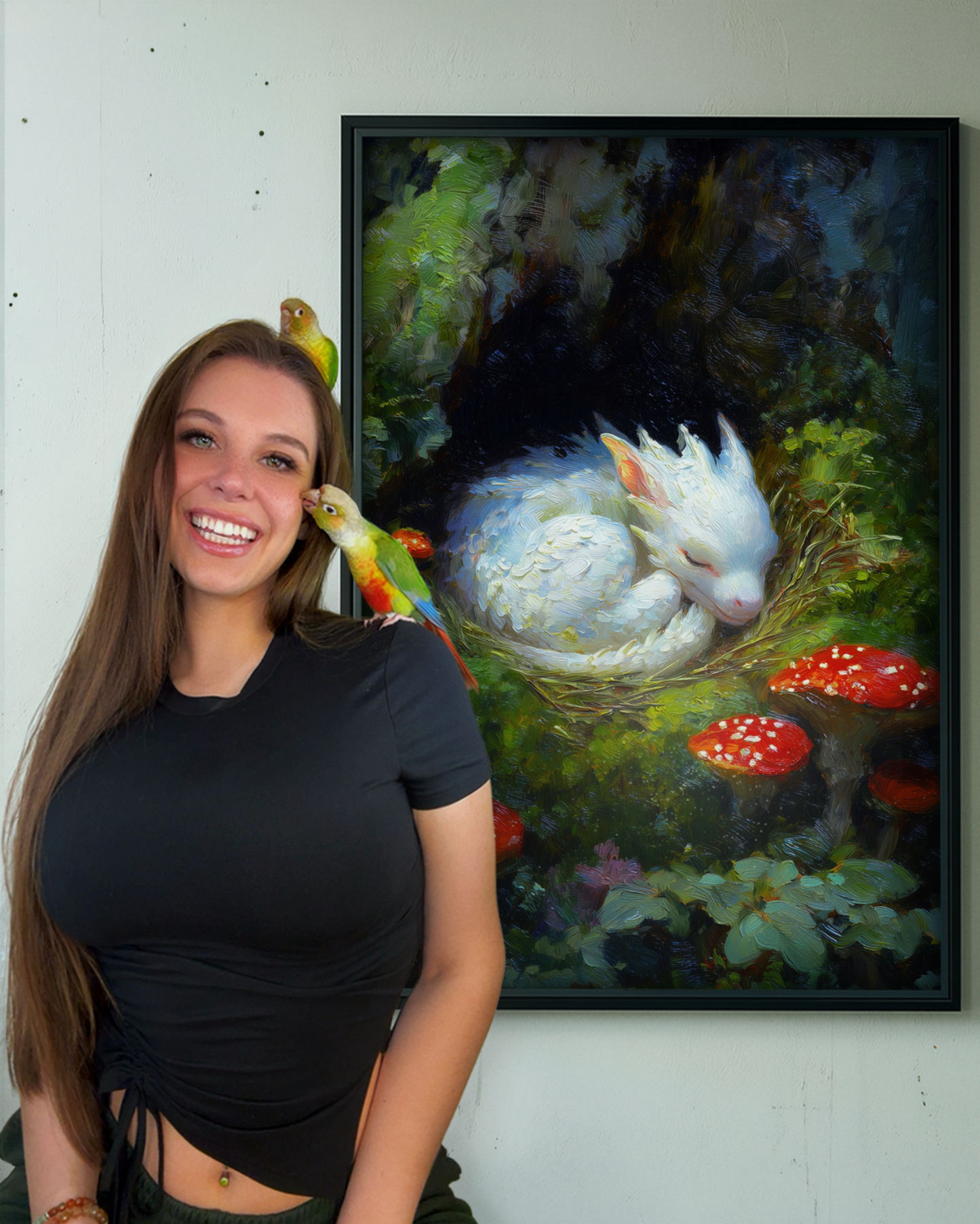 “Amanita Dreams" ROLLED CANVAS Print