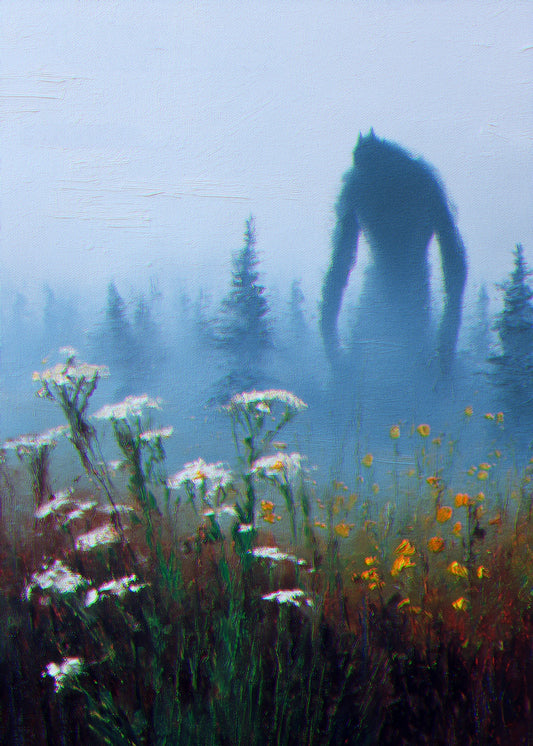 “Something Strange Is in the Tree Line" FINE ART Print
