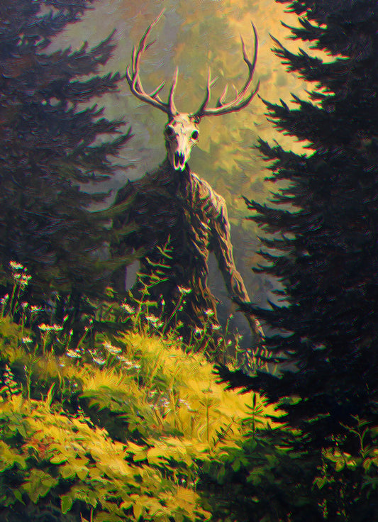 "The Forest Watches" METAL ART Print