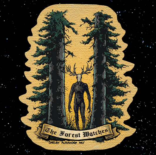 The Forest Watches Sticker