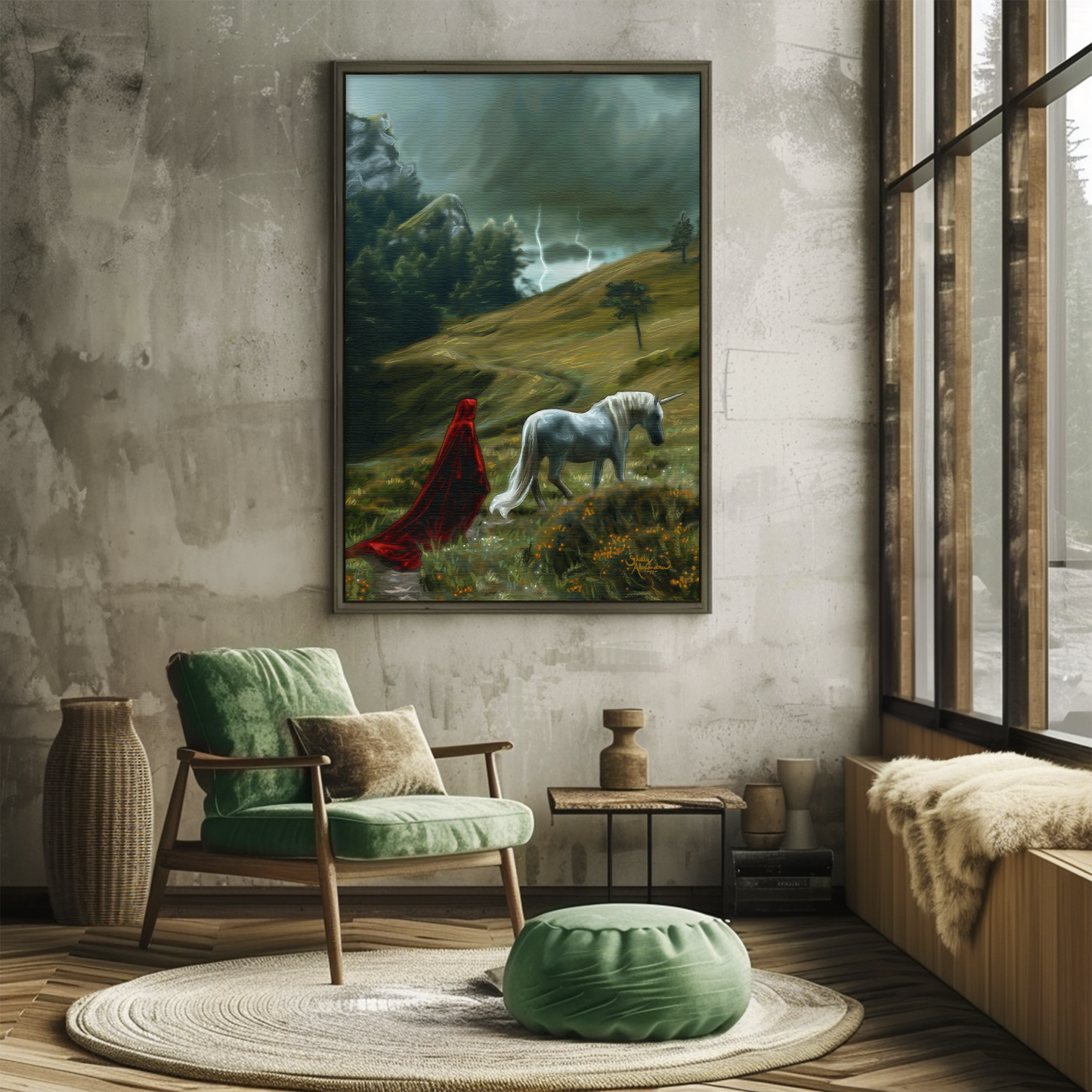 "A Distant Land" METAL ART Print