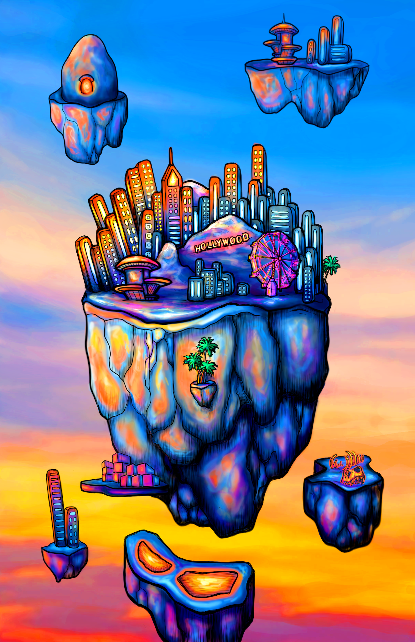 "New Hollywood" FINE ART Print