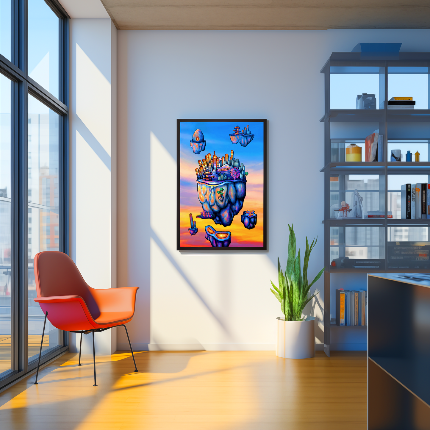 "New Hollywood" ROLLED CANVAS Print