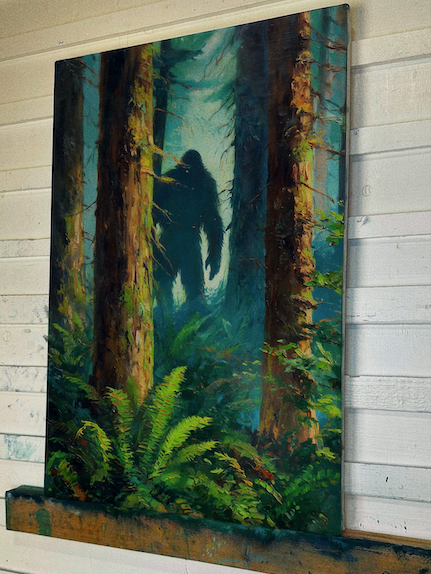 “Beast of the Redwoods" METAL ART Print