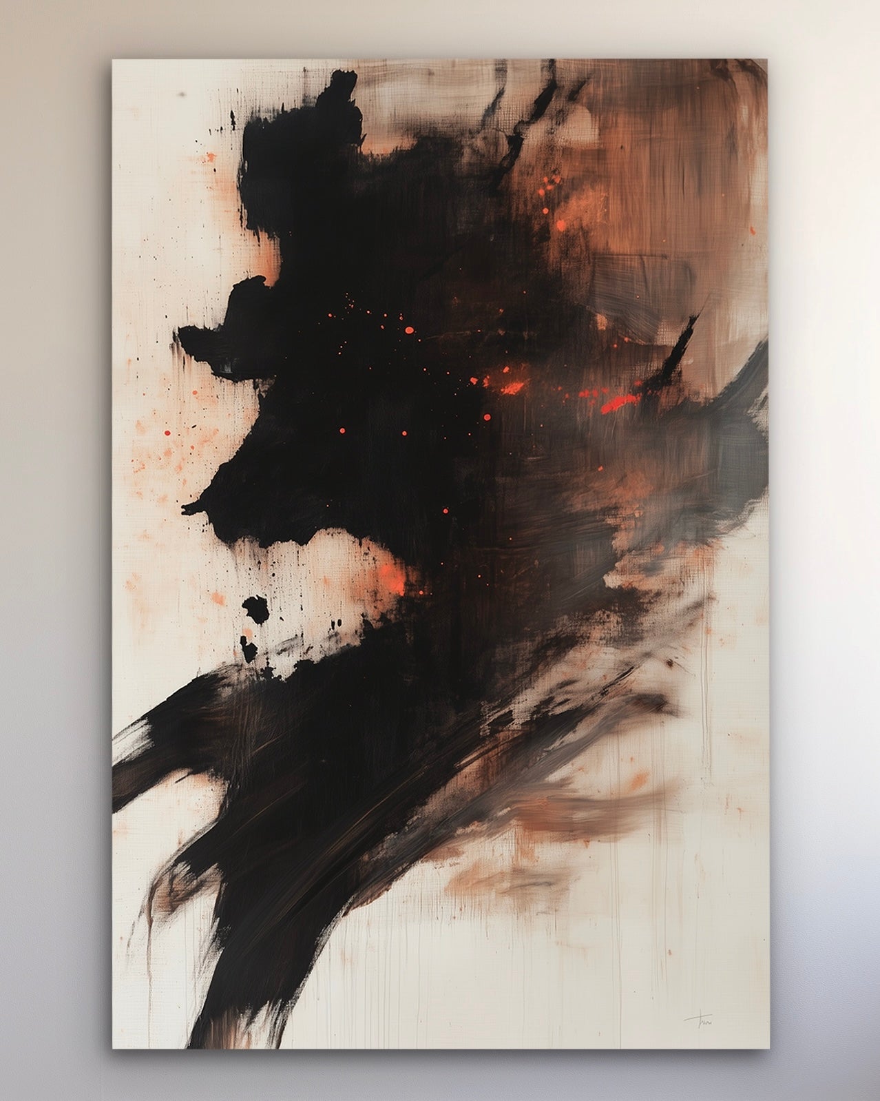 "Return To Ashes" ROLLED CANVAS Print