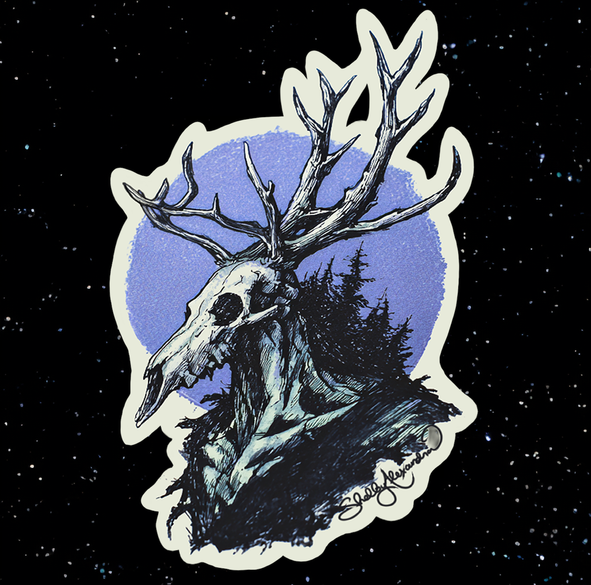 Cold As Bones Sticker