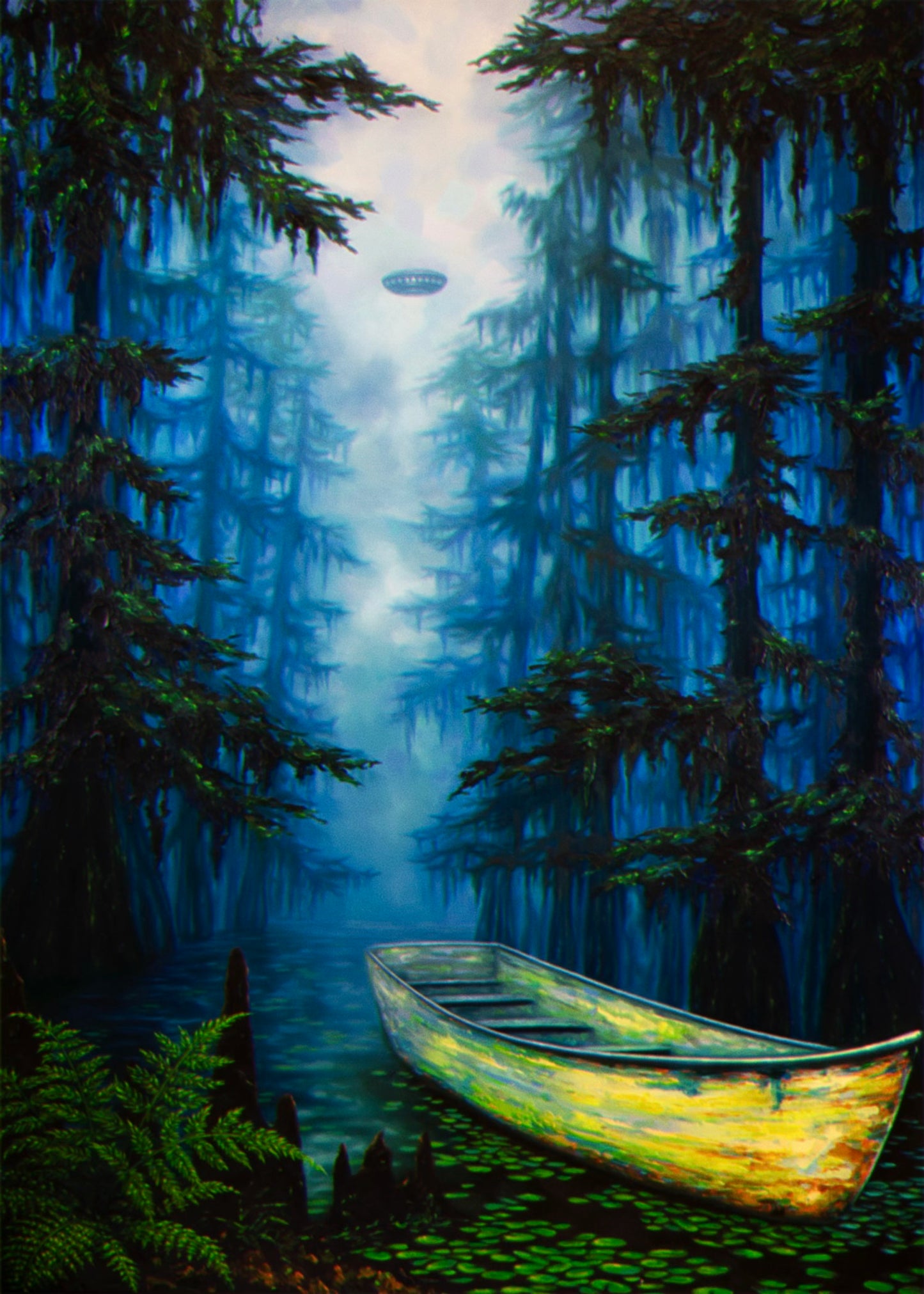 “Gone Fishing" ROLLED CANVAS Print