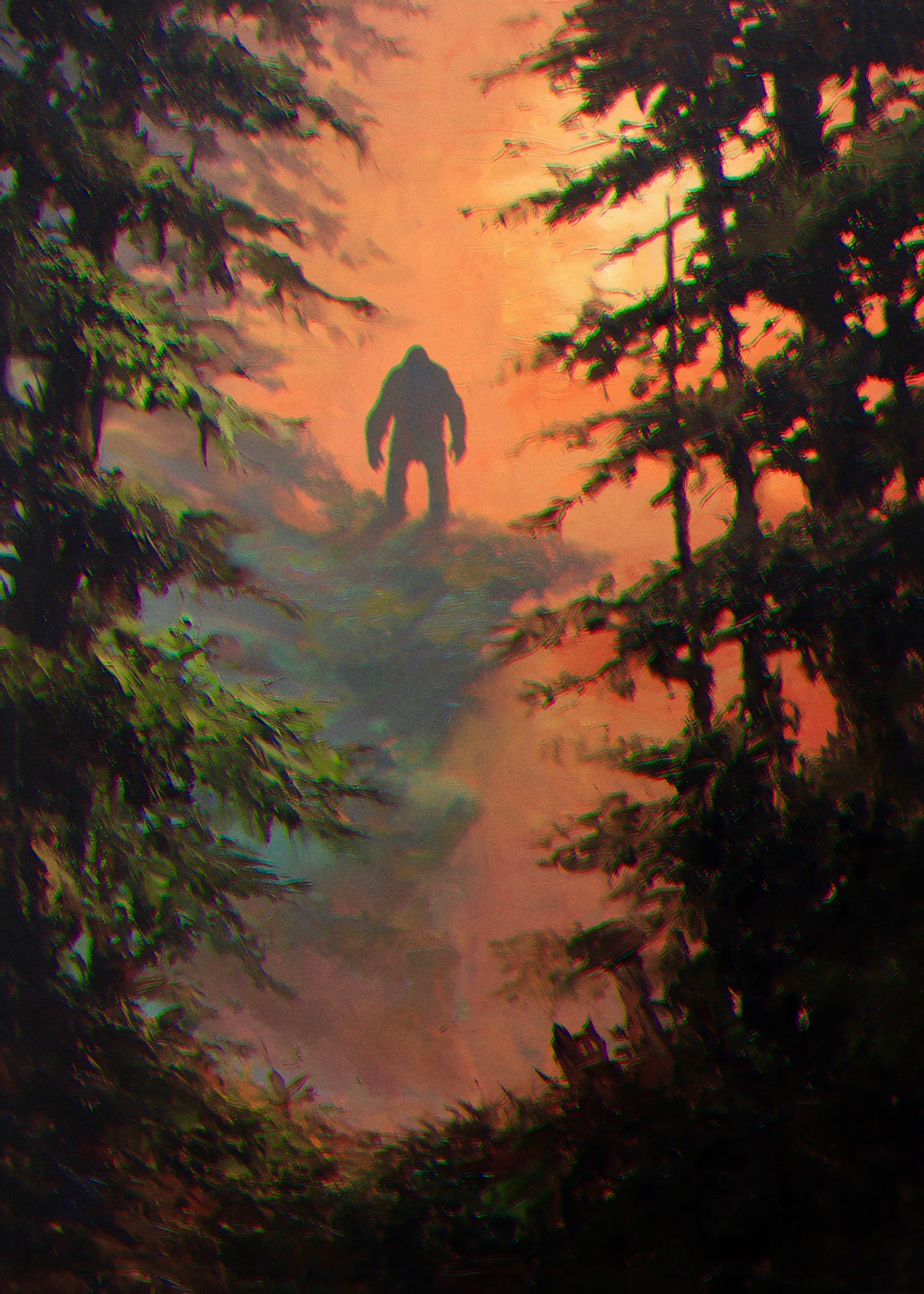 "He Was Here First" METAL ART Print