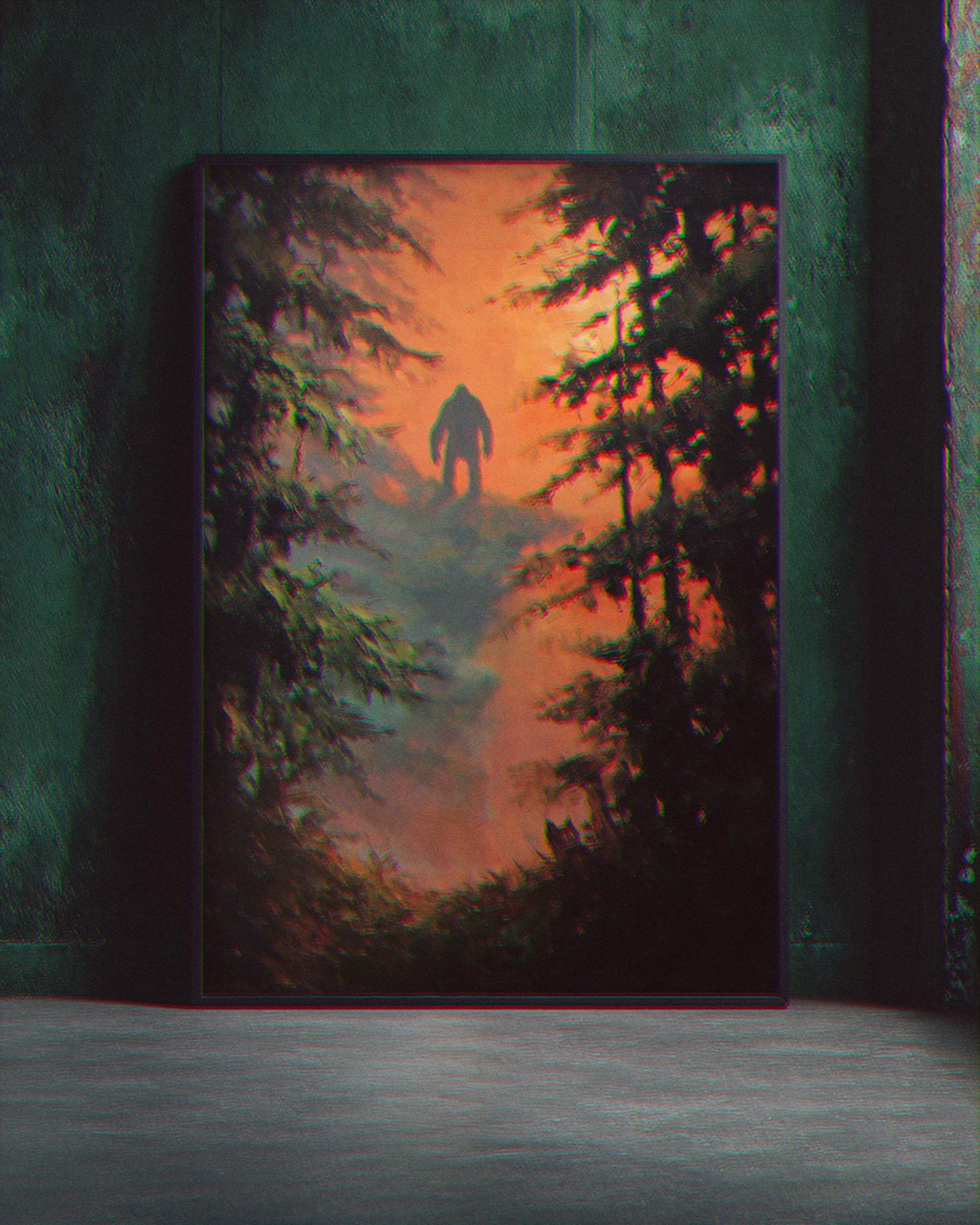 "He Was Here First" METAL ART Print