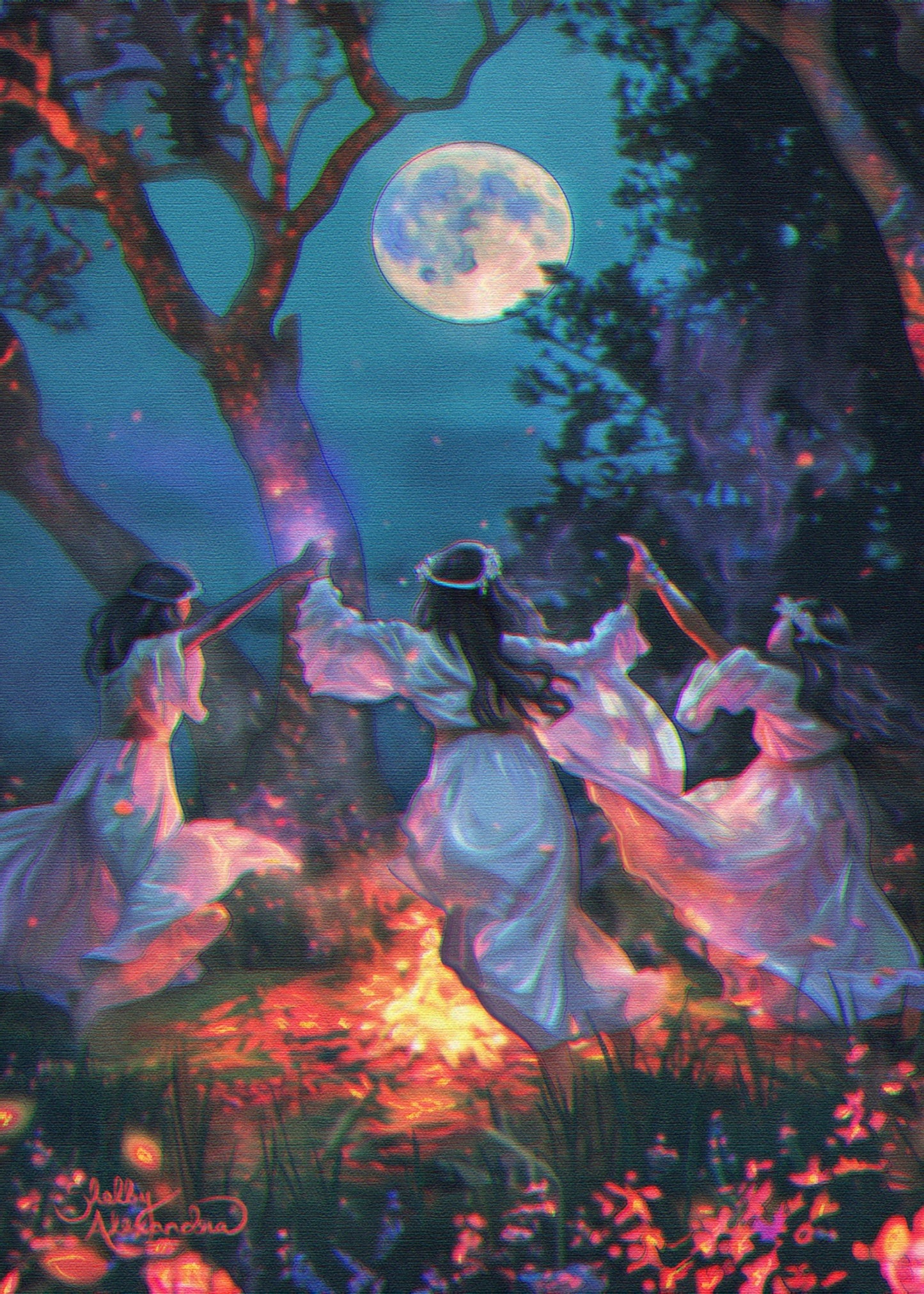 "The Ritual" ROLLED CANVAS Print