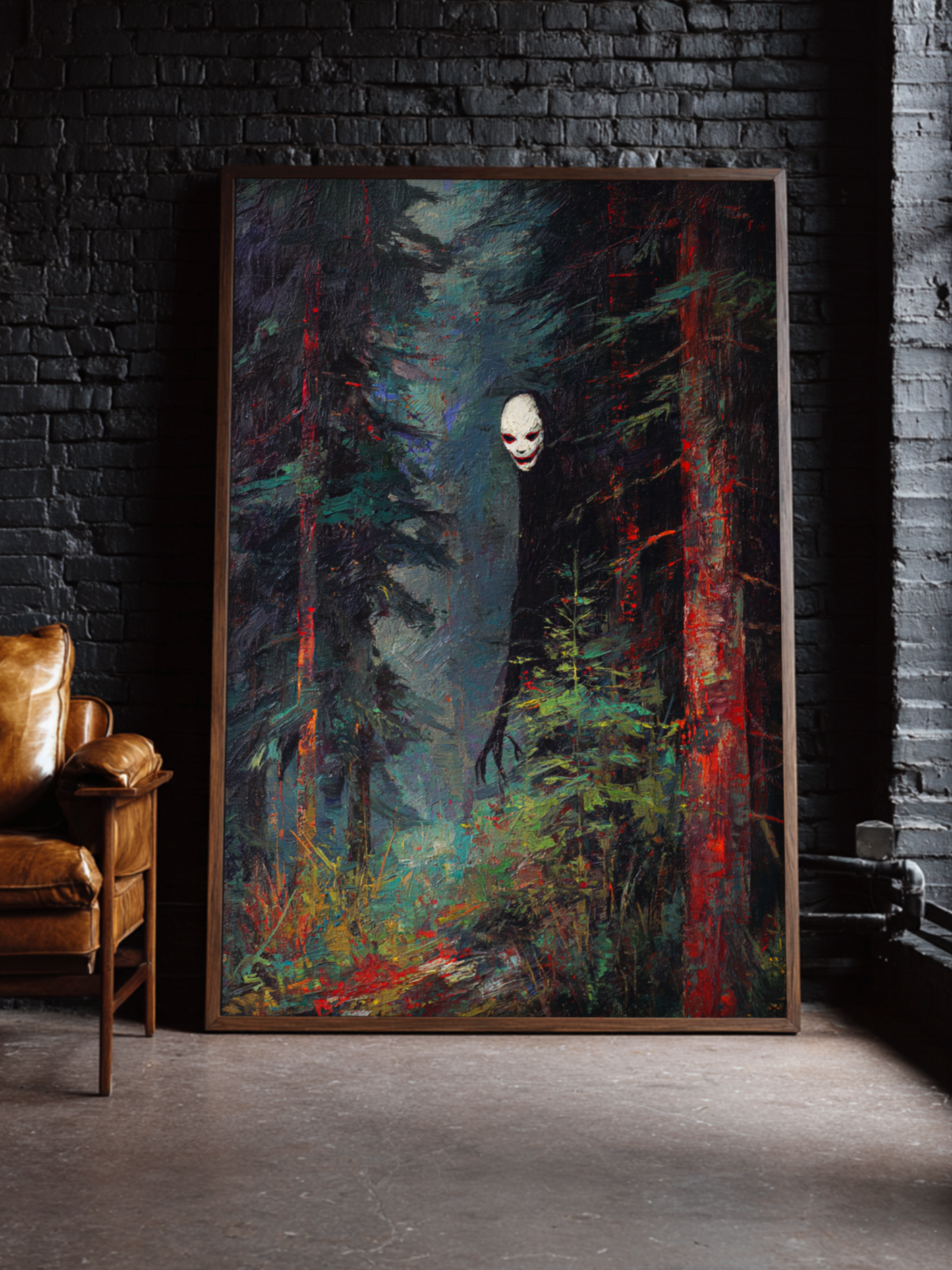 "All My Fears Have Faces" ROLLED CANVAS Print