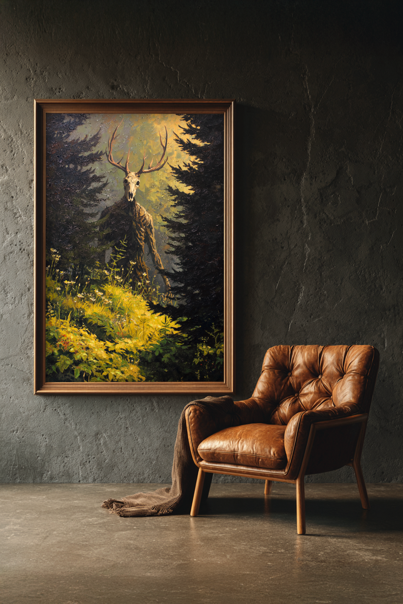 "The Forest Watches" METAL ART Print